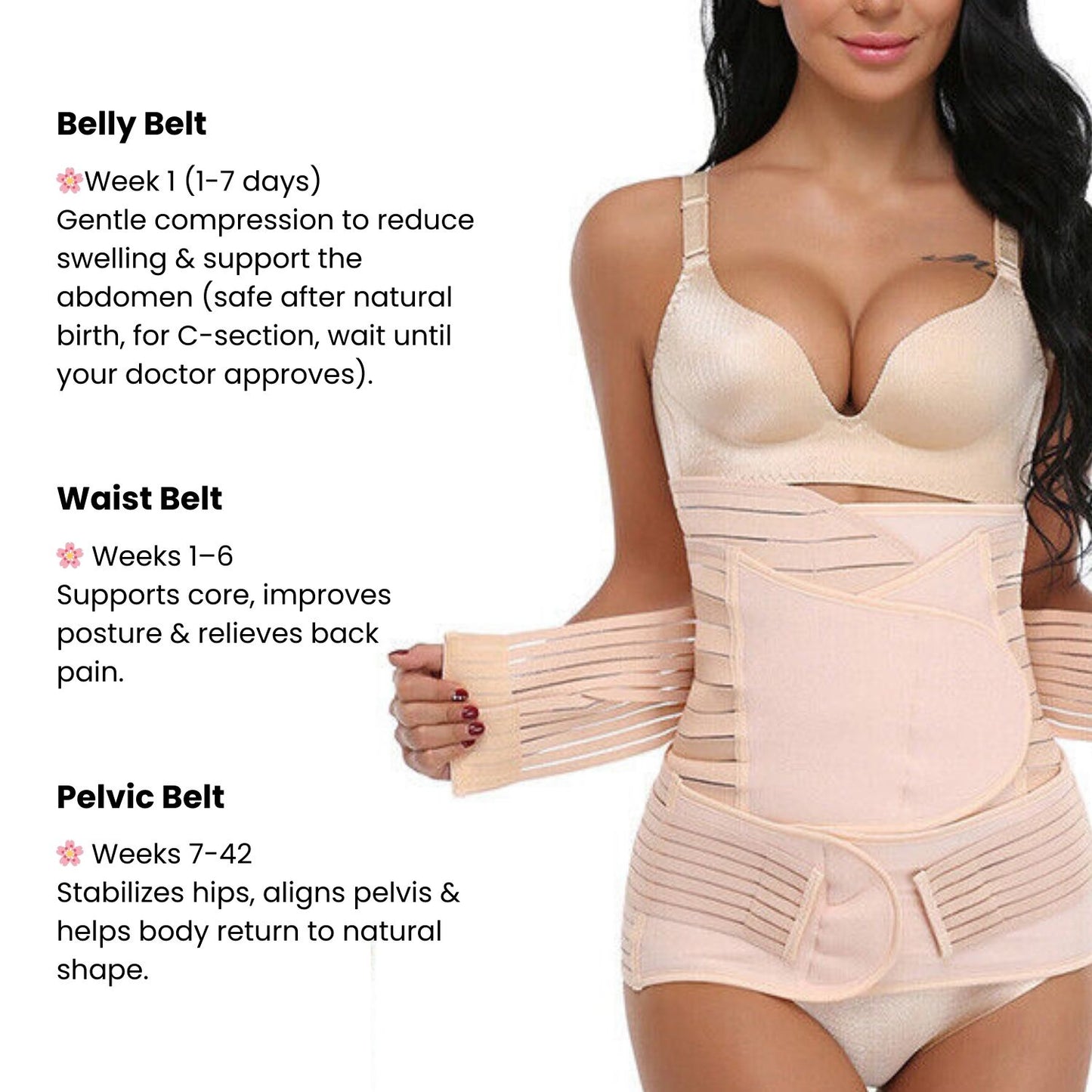 Postpartum  3-in-1 Recovery Belt