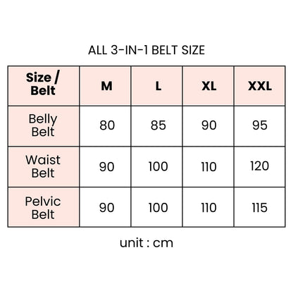 Postpartum  3-in-1 Recovery Belt